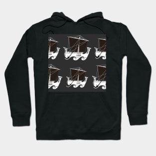 Ancient Hebrew Fishing Vessel Grey Hoodie